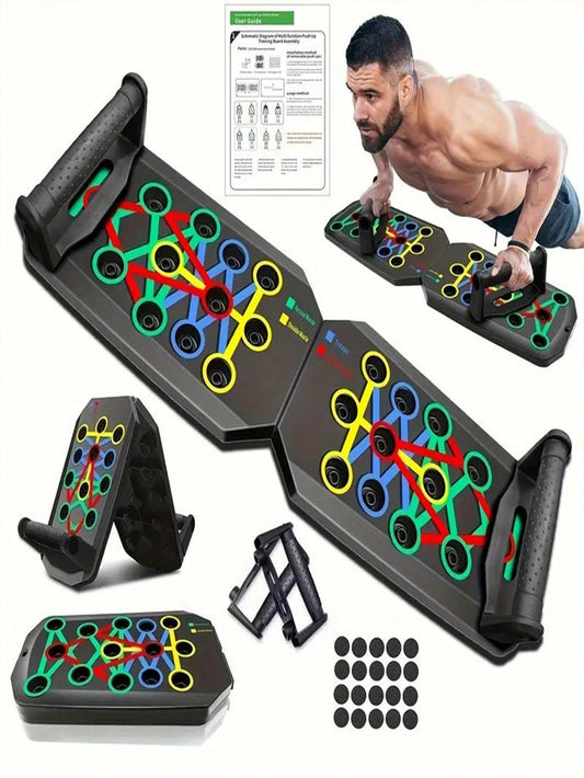 1Pc Home Fitness Multi-Functional Colorful Push-Up Board Sports